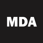 MDA Stock Logo
